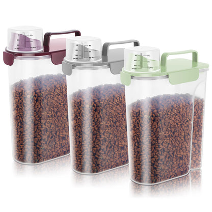 Airtight Pet Food Storage Container with Pour Spout