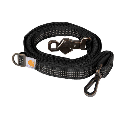 Reflective Nylon Dog Leash with Shock Absorbing Design