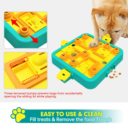 Interactive Dog Puzzle Feeder for Mental Stimulation