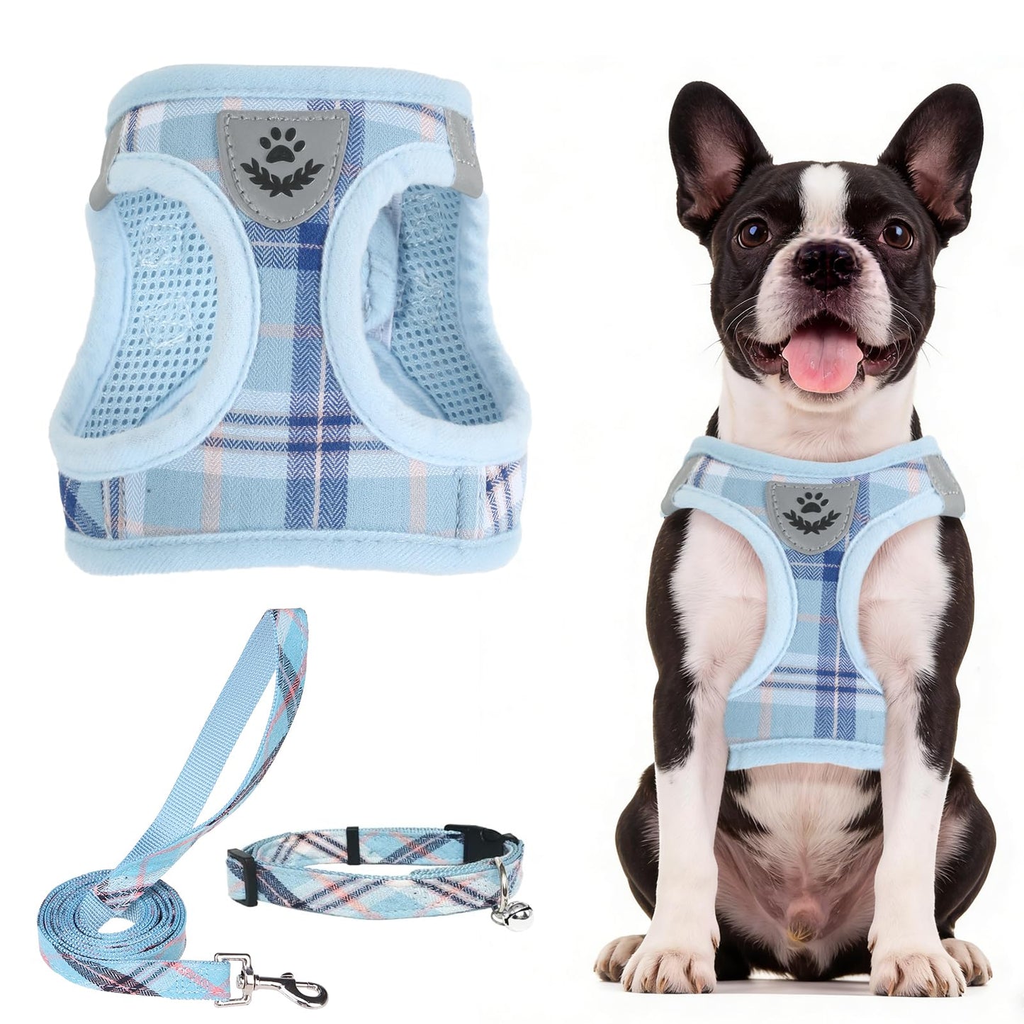 No Pull Dog Harness Set with Collar and Leash
