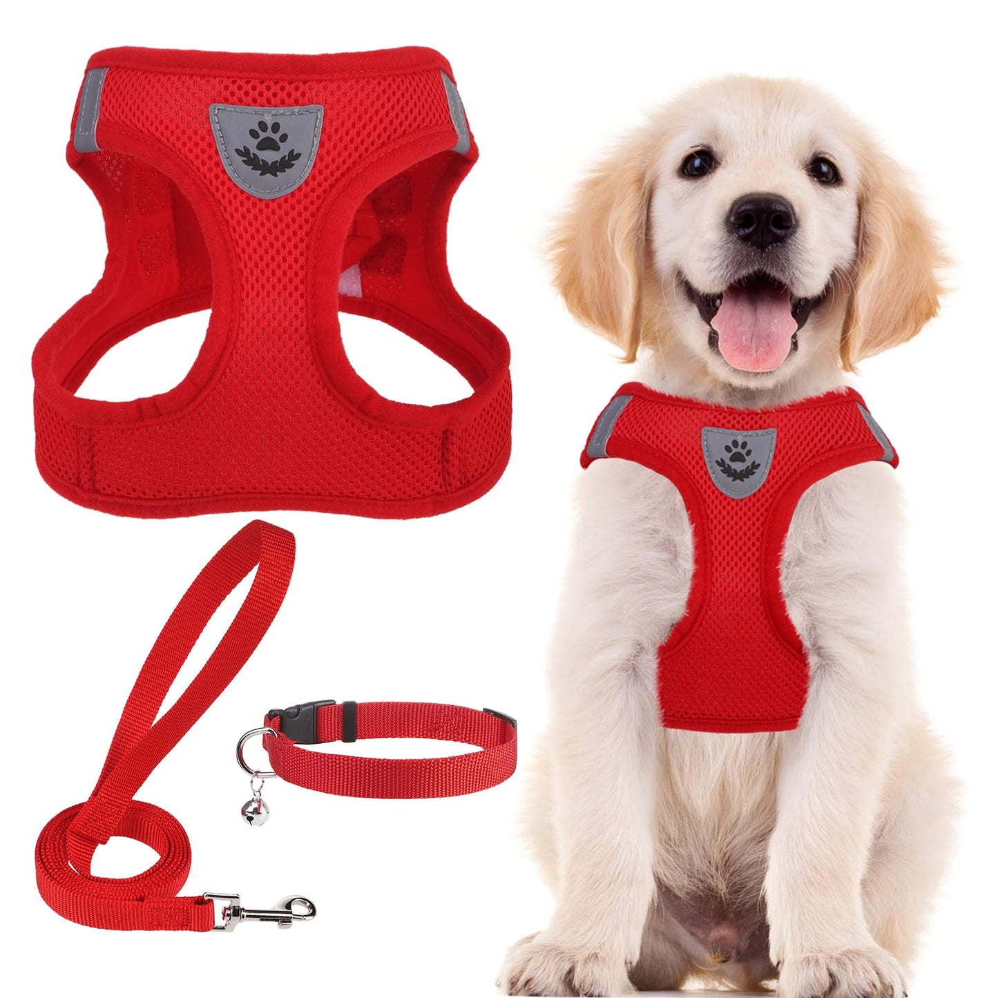 No Pull Dog Harness Set with Collar and Leash