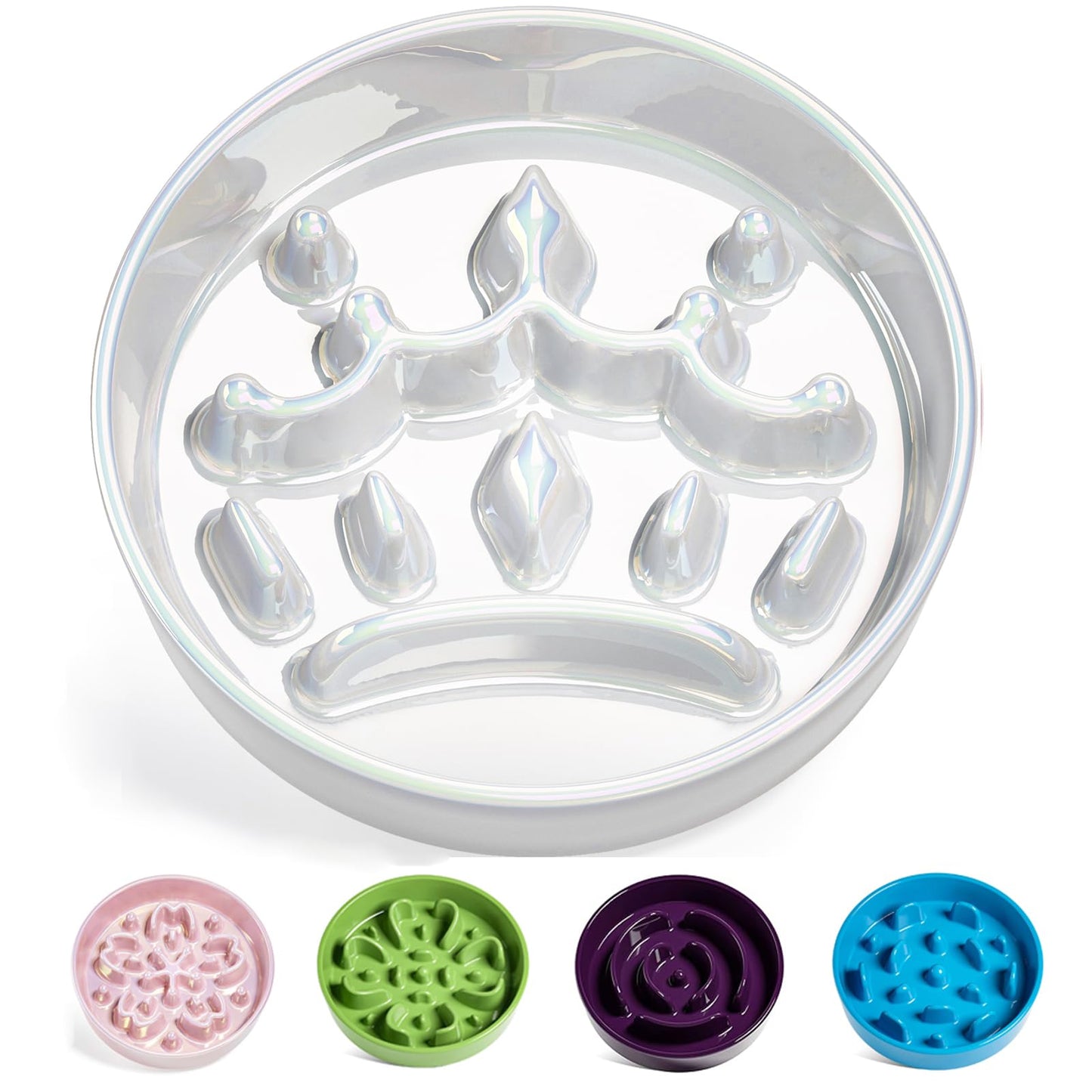 Ceramic Slow Feeder Bowl for Dogs & Small Pets