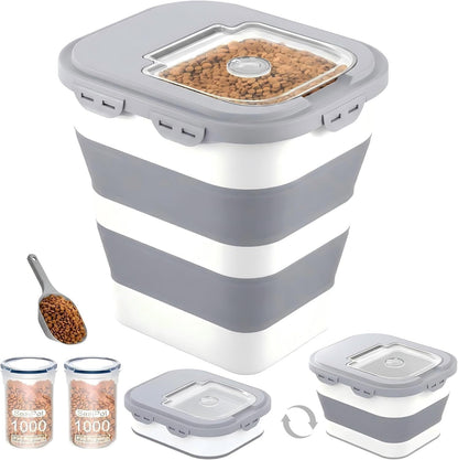 Wheeled Pet Food Storage Container for Dogs & Cats