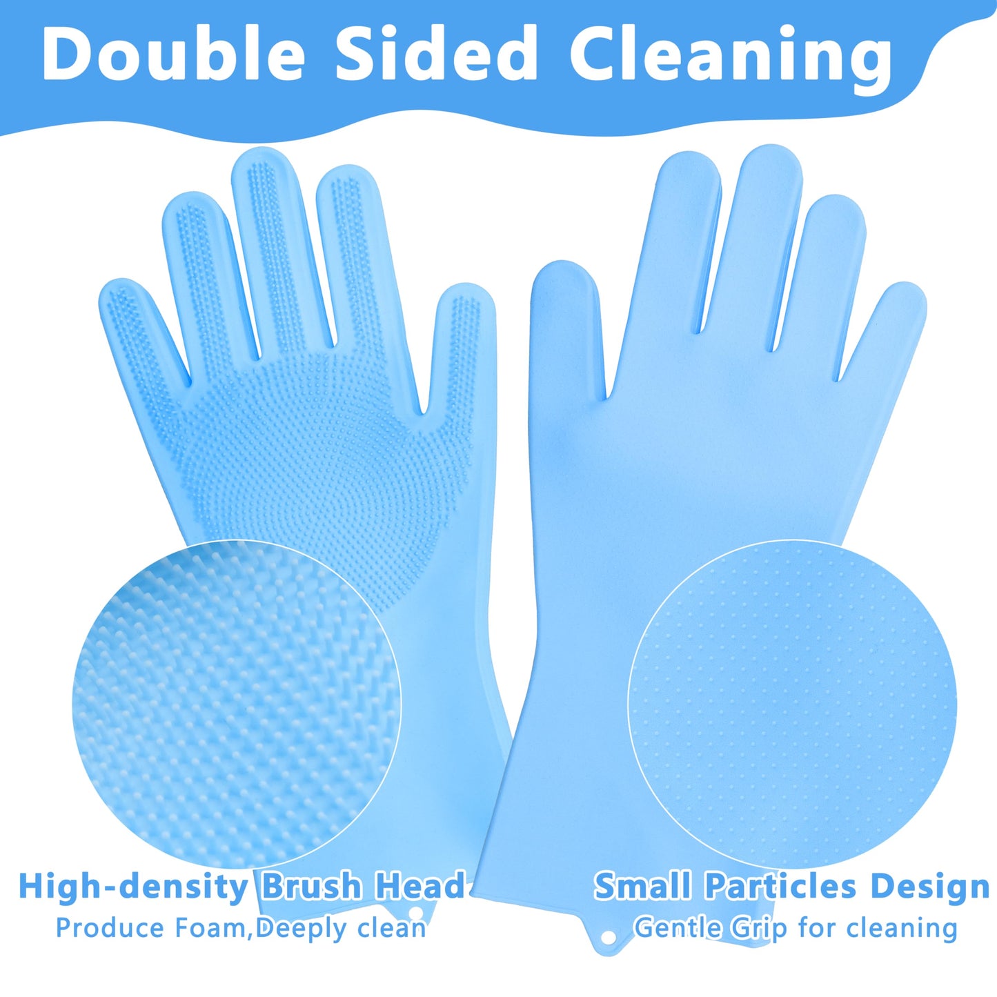 Silicone Pet Grooming Bath Brush with Massage