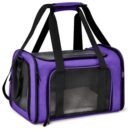 Soft Sided Pet Carrier for Cats & Small Dogs