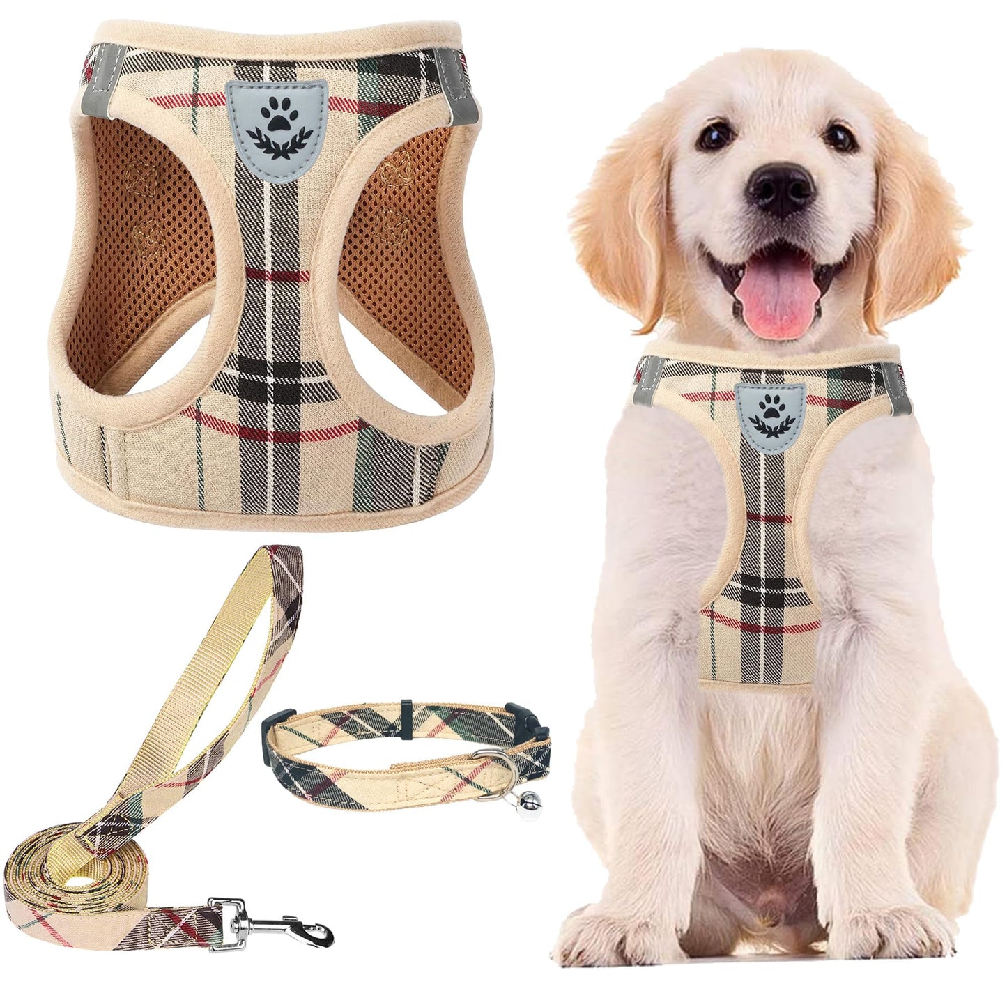No Pull Dog Harness Set with Collar and Leash