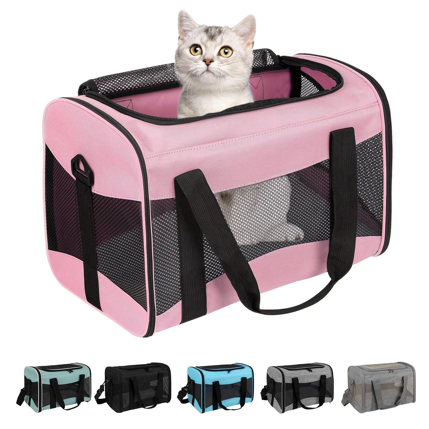 Airline Approved Soft Pet Carrier for Cats & Small Dogs