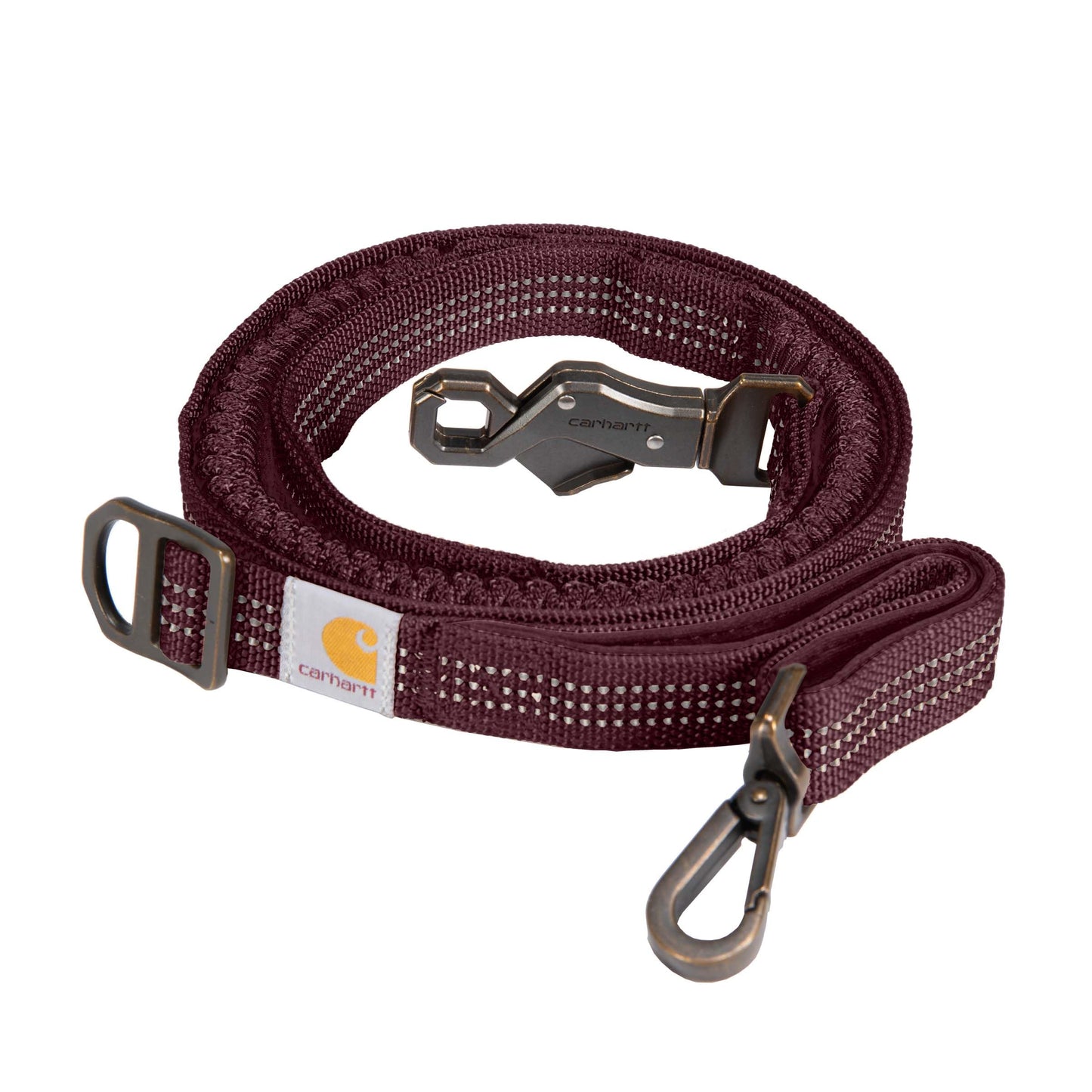 Reflective Nylon Dog Leash with Shock Absorbing Design