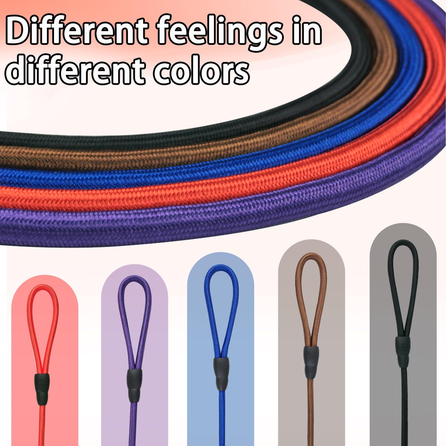 FOVRLZSE Bulk Nylon Dog Slip Leashes