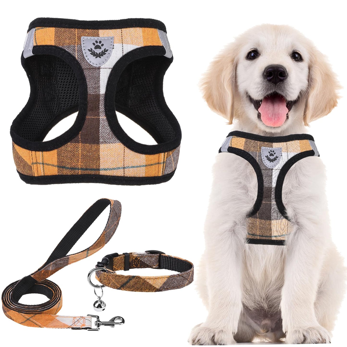 No Pull Dog Harness Set with Collar and Leash