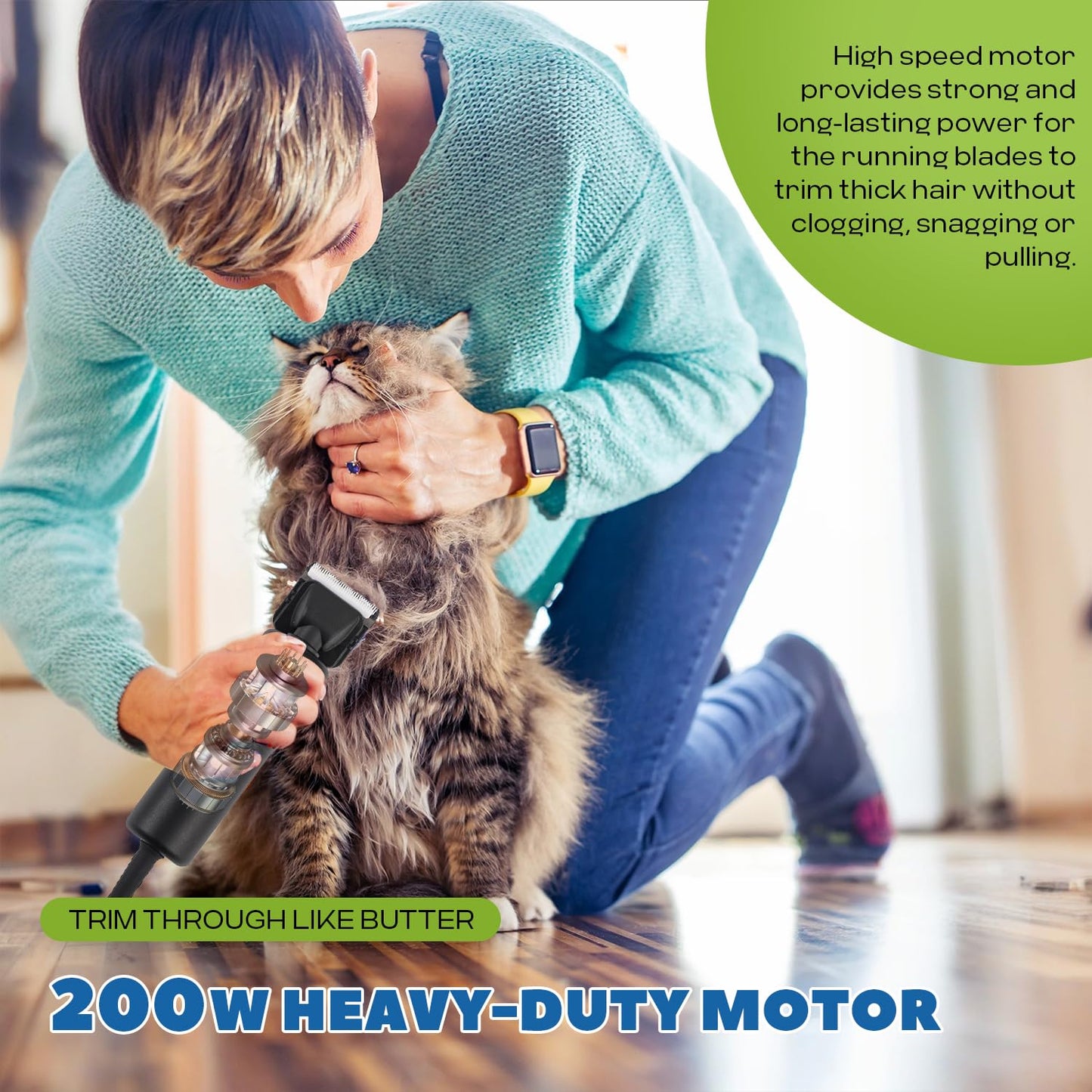 Low Noise Pet Grooming Clippers with Extra Blade