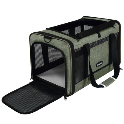 Soft Sided Top Load Pet Carrier for Cats & Small Dogs