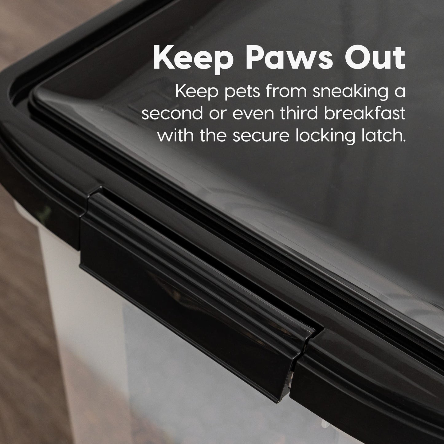 IRIS USA Airtight Pet Food Storage Container with Wheels