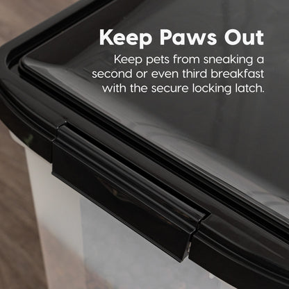 IRIS USA Airtight Pet Food Storage Container with Wheels