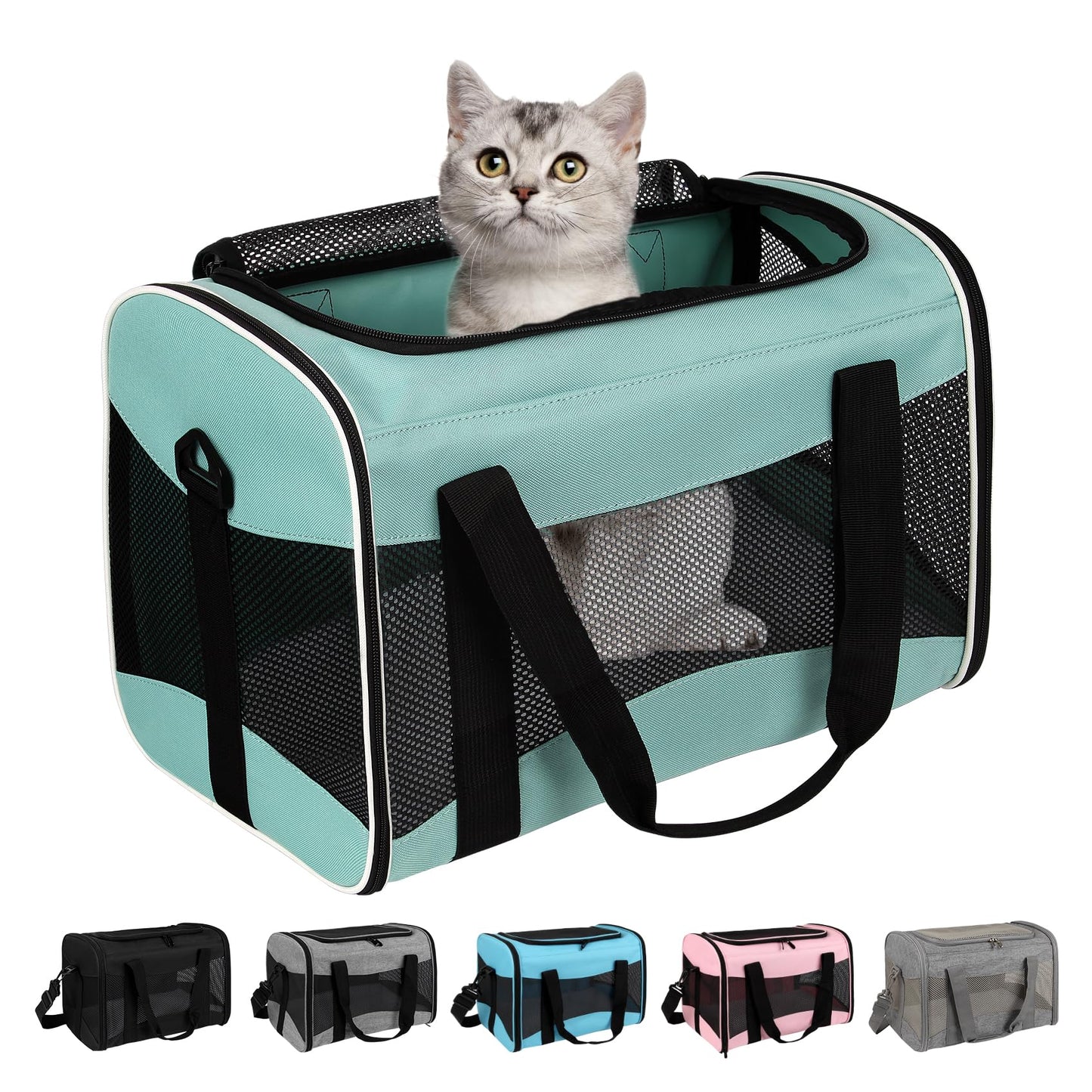 Airline Approved Soft Pet Carrier for Cats & Small Dogs