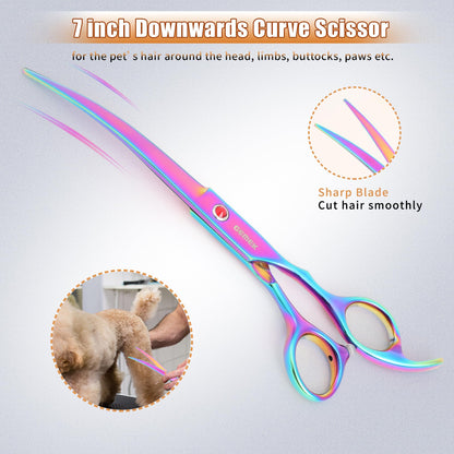Titanium Dog Grooming Scissors Set