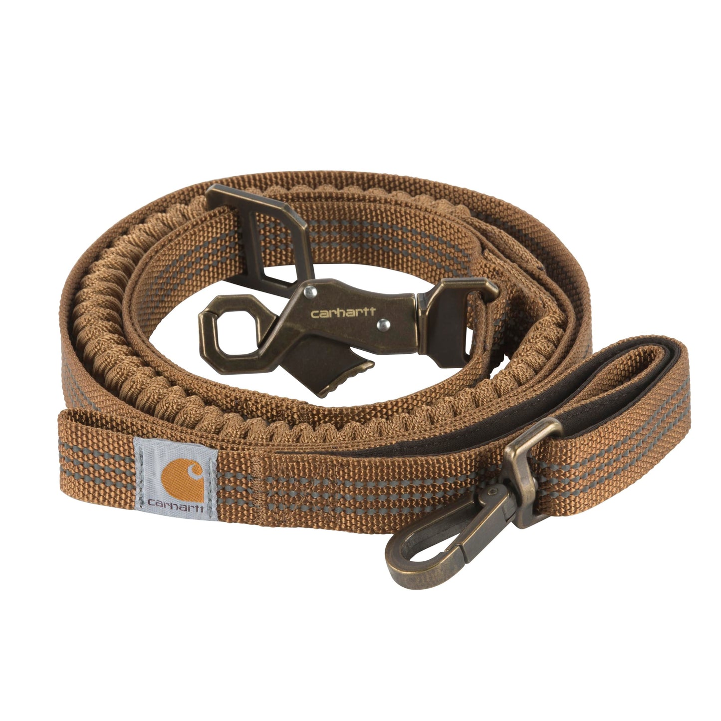 Reflective Nylon Dog Leash with Shock Absorbing Design