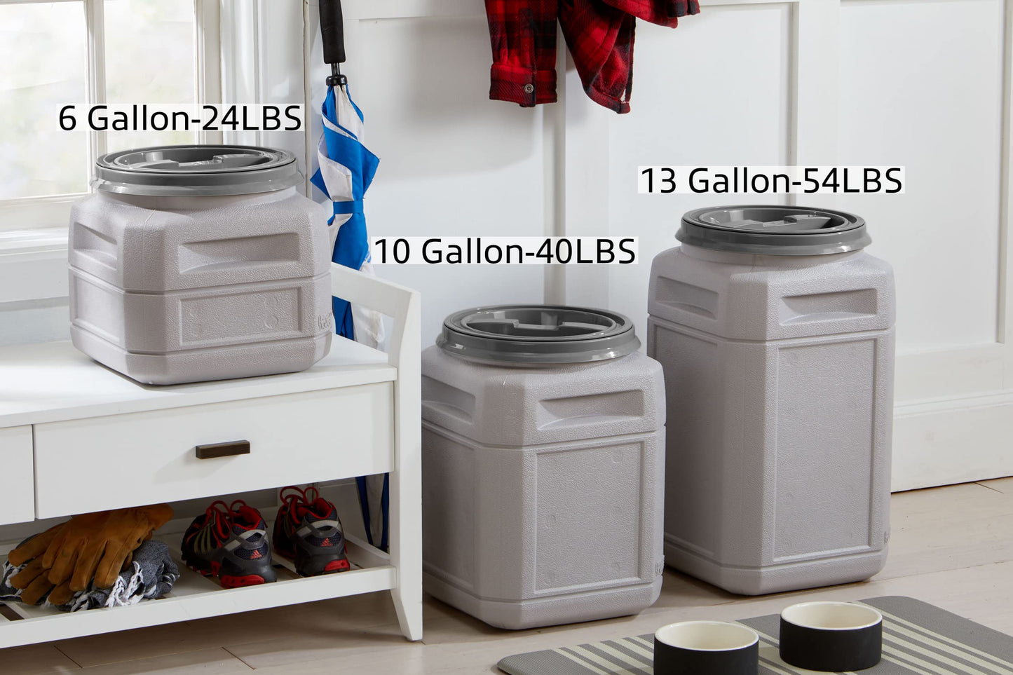 Large Airtight Pet Food Storage Container