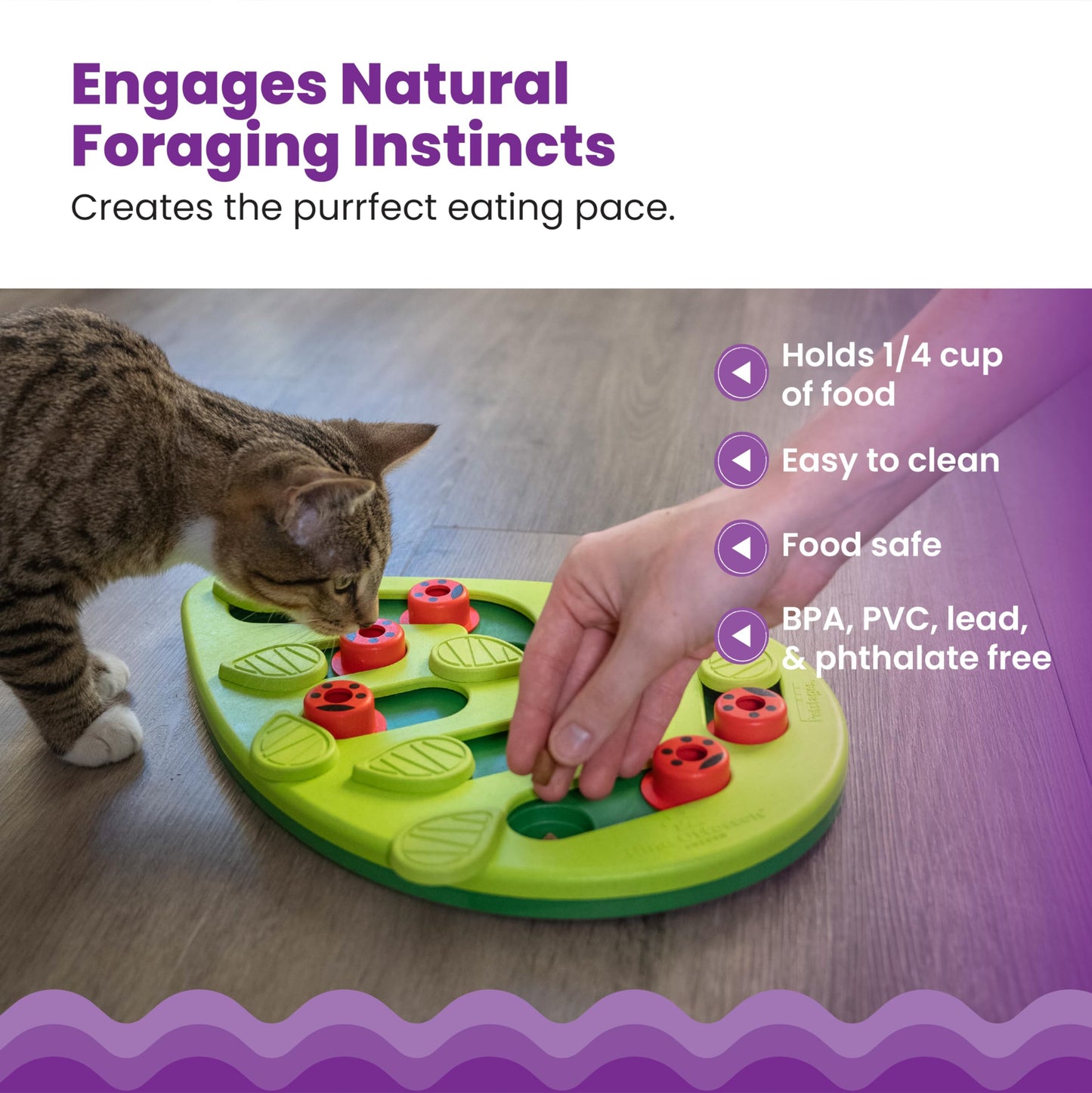 Catstages Puzzle & Play - Interactive Cat Treat Puzzle