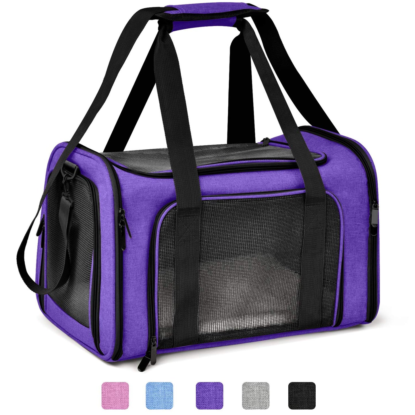 Soft Sided Pet Carrier for Cats & Small Dogs