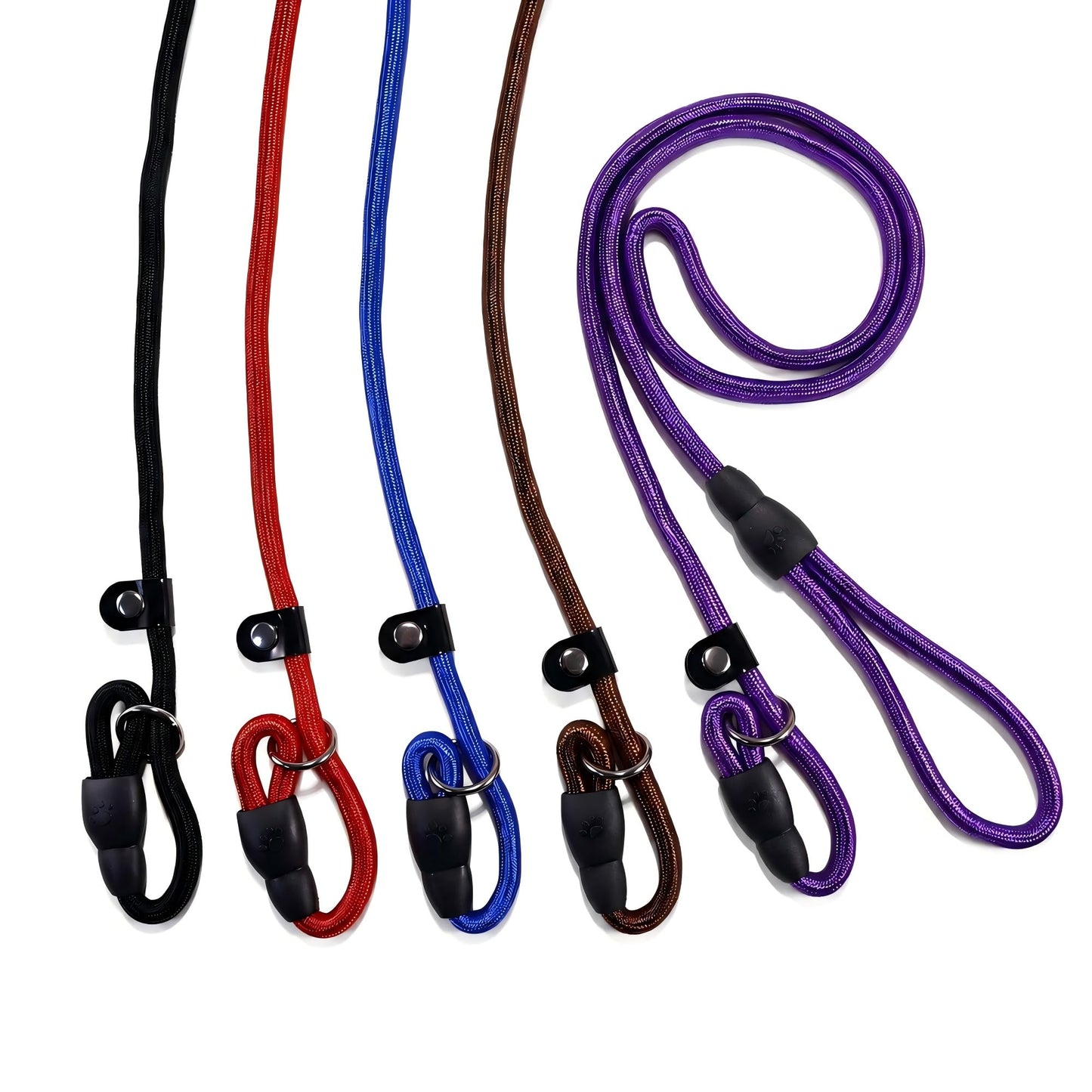 FOVRLZSE Bulk Nylon Dog Slip Leashes