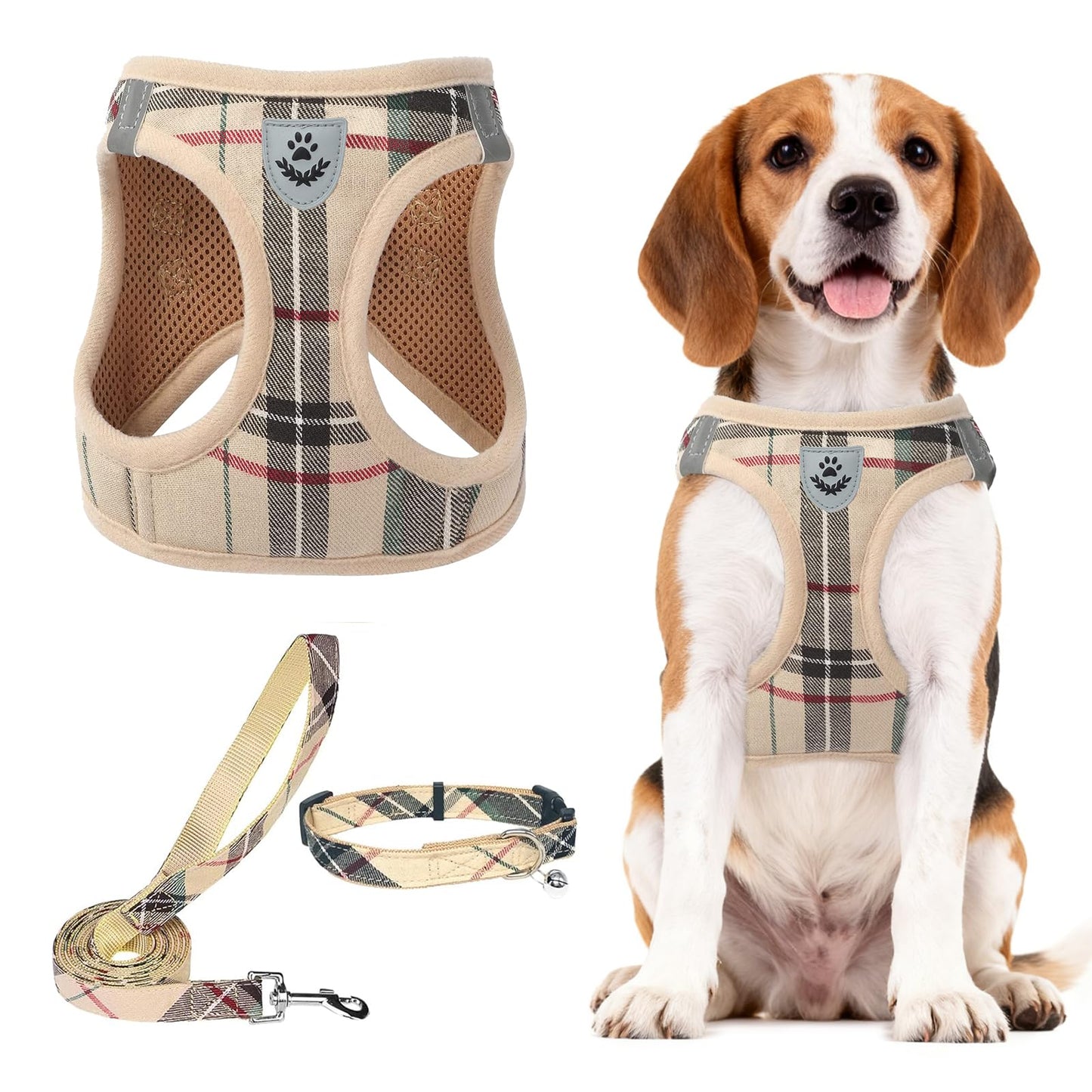No Pull Dog Harness Set with Collar and Leash