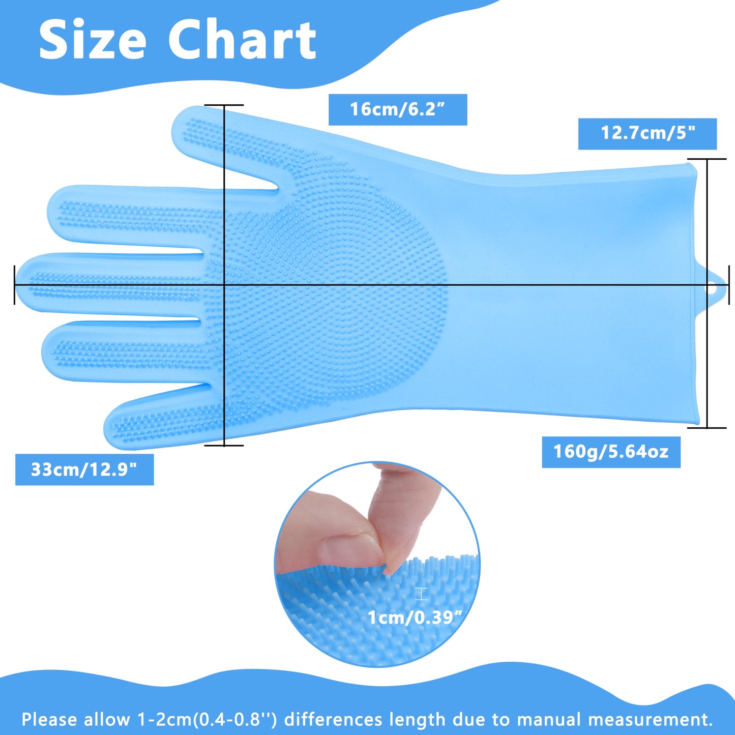 Silicone Pet Grooming Bath Brush with Massage