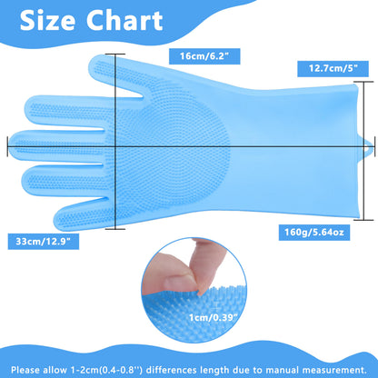 Silicone Pet Grooming Bath Brush with Massage