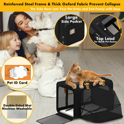 Double Pet Stroller with Detachable Carriers for Small Pets