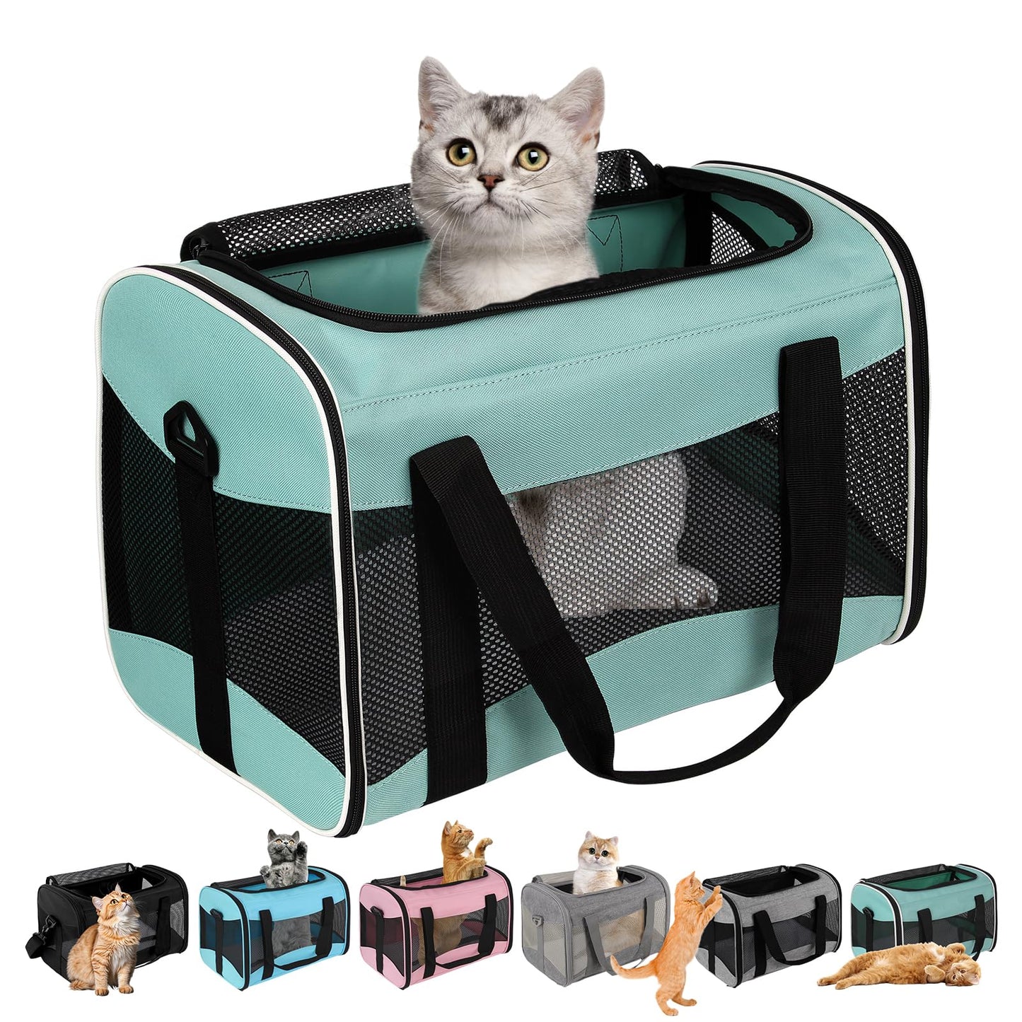 Airline Approved Soft Pet Carrier for Cats & Small Dogs