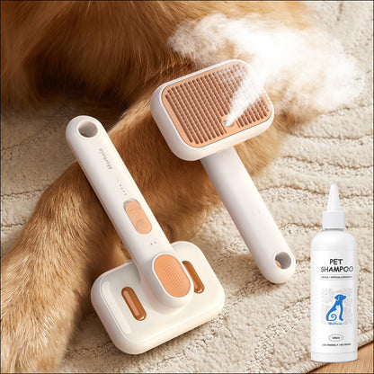 Steam Pet Brush for Shedding and Grooming