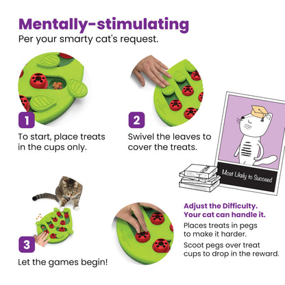 Catstages Puzzle & Play - Interactive Cat Treat Puzzle