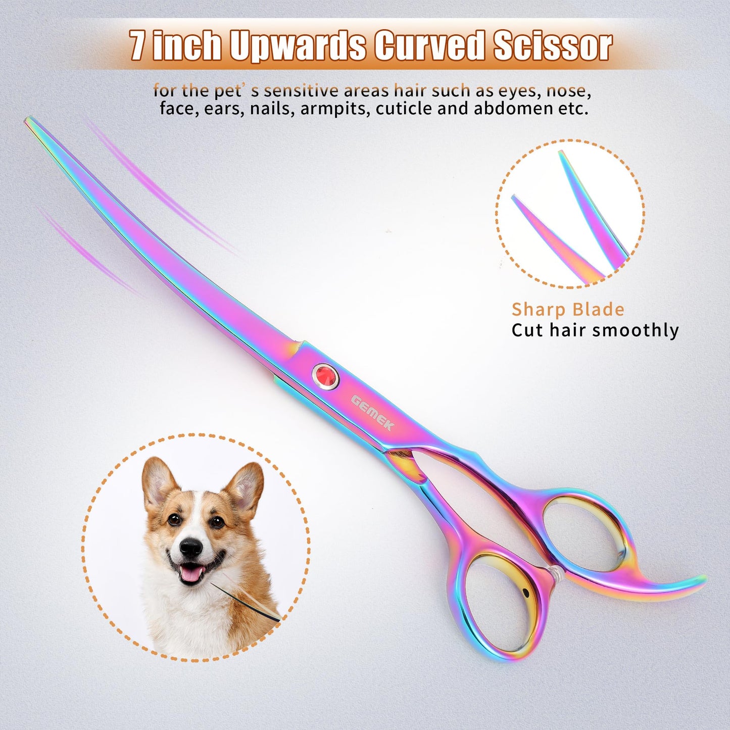 Titanium Dog Grooming Scissors Set