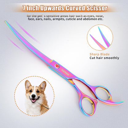 Titanium Dog Grooming Scissors Set