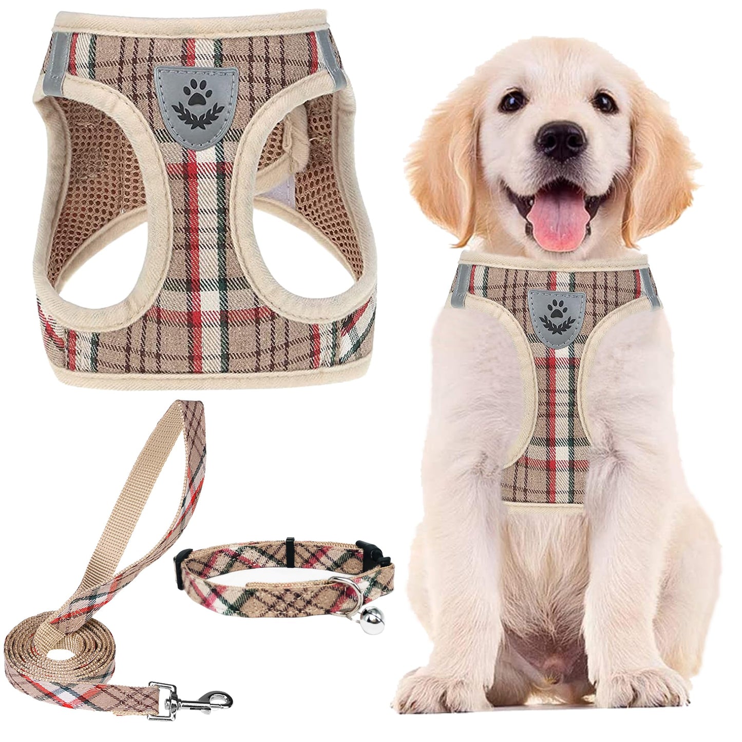 No Pull Dog Harness Set with Collar and Leash
