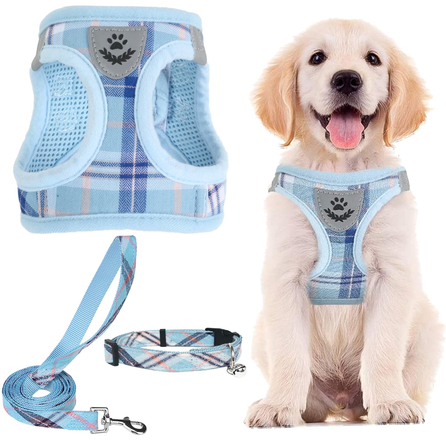 No Pull Dog Harness Set with Collar and Leash