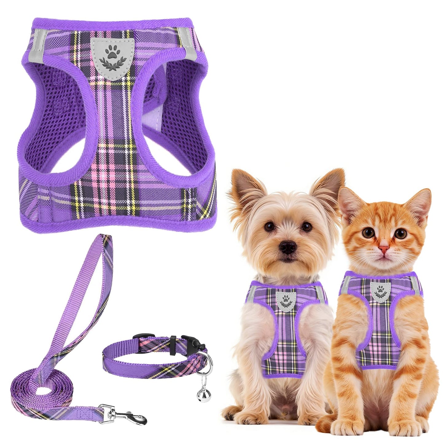 No Pull Dog Harness Set with Collar and Leash
