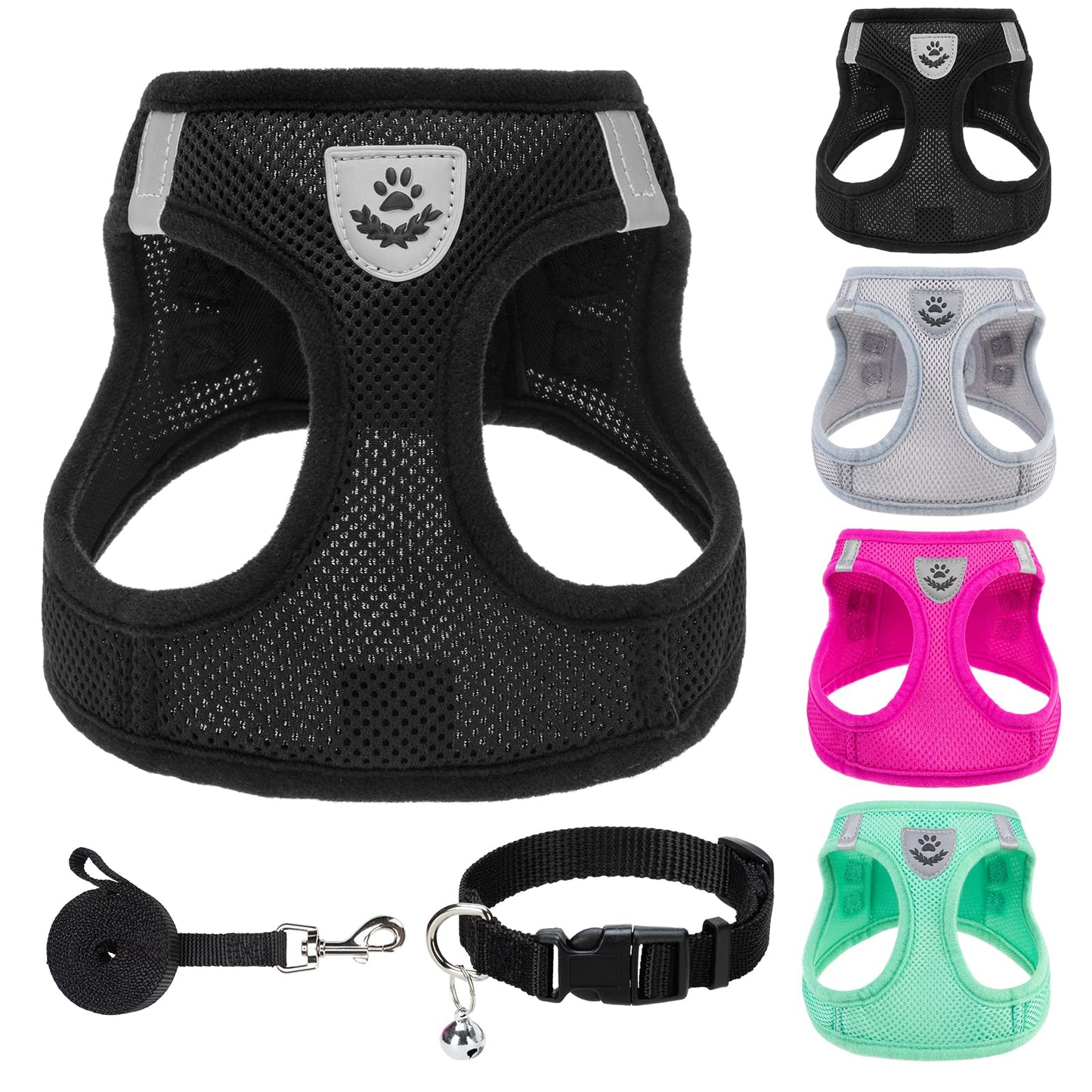 No Pull Dog Harness Set with Collar and Leash