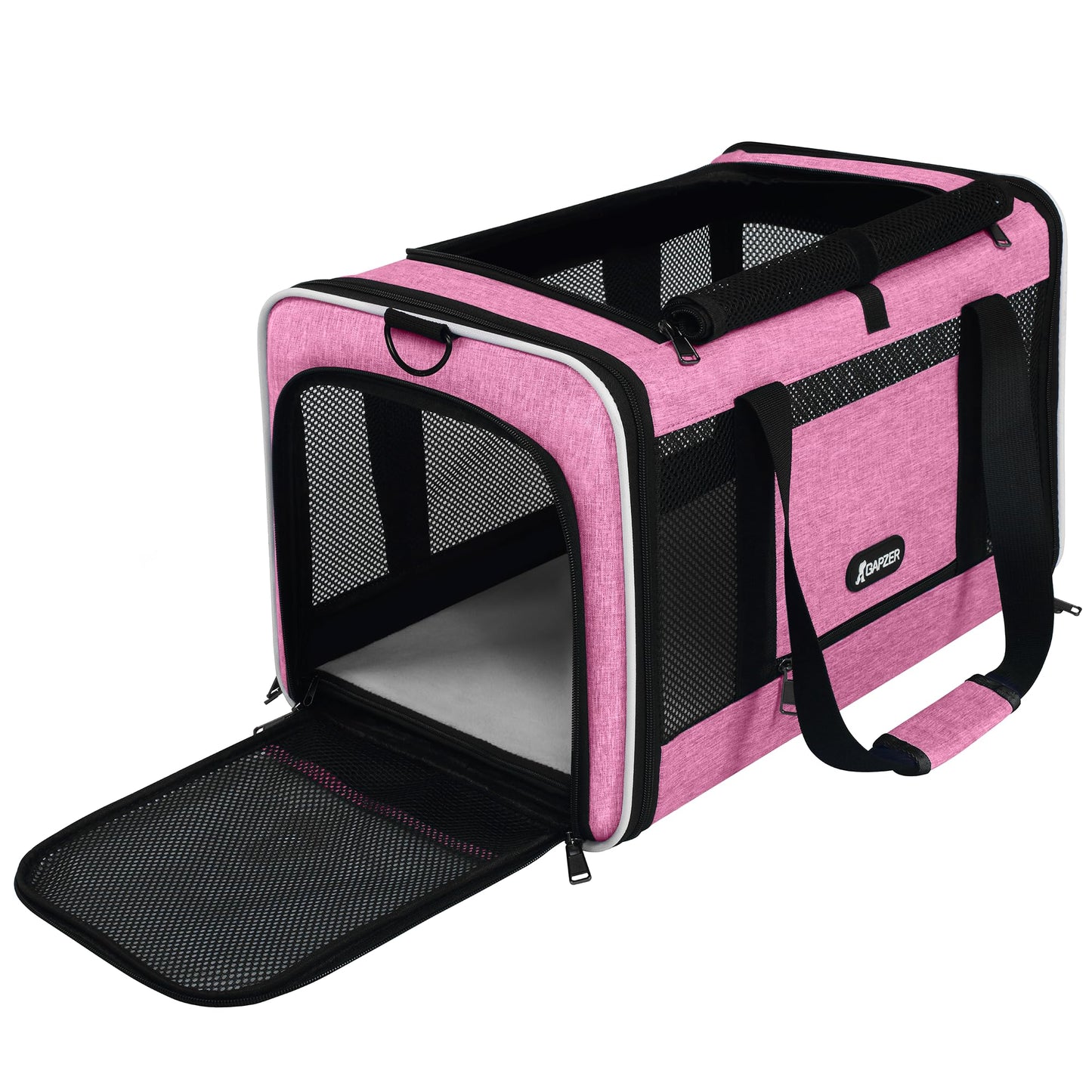 Soft Sided Top Load Pet Carrier for Cats & Small Dogs