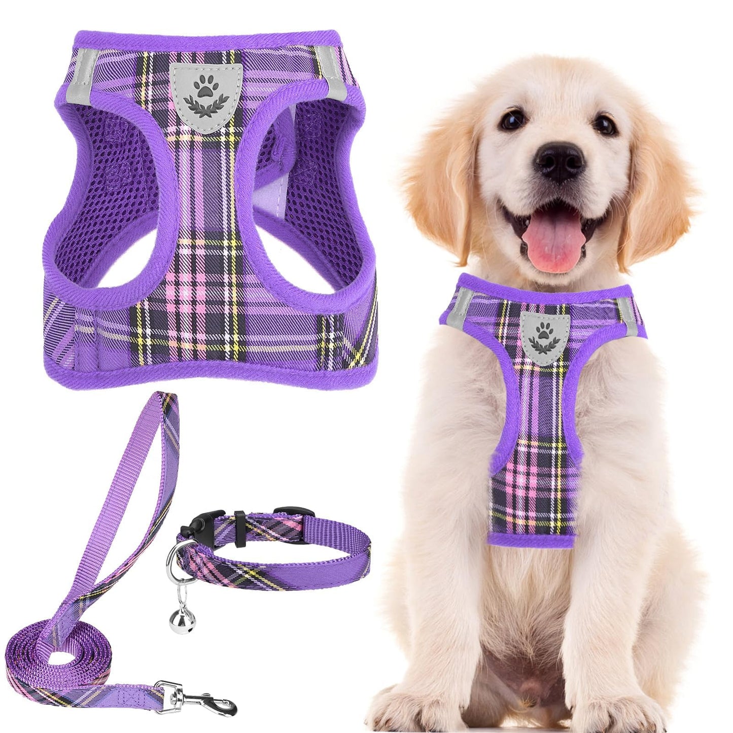 No Pull Dog Harness Set with Collar and Leash
