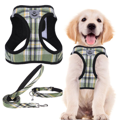 No Pull Dog Harness Set with Collar and Leash