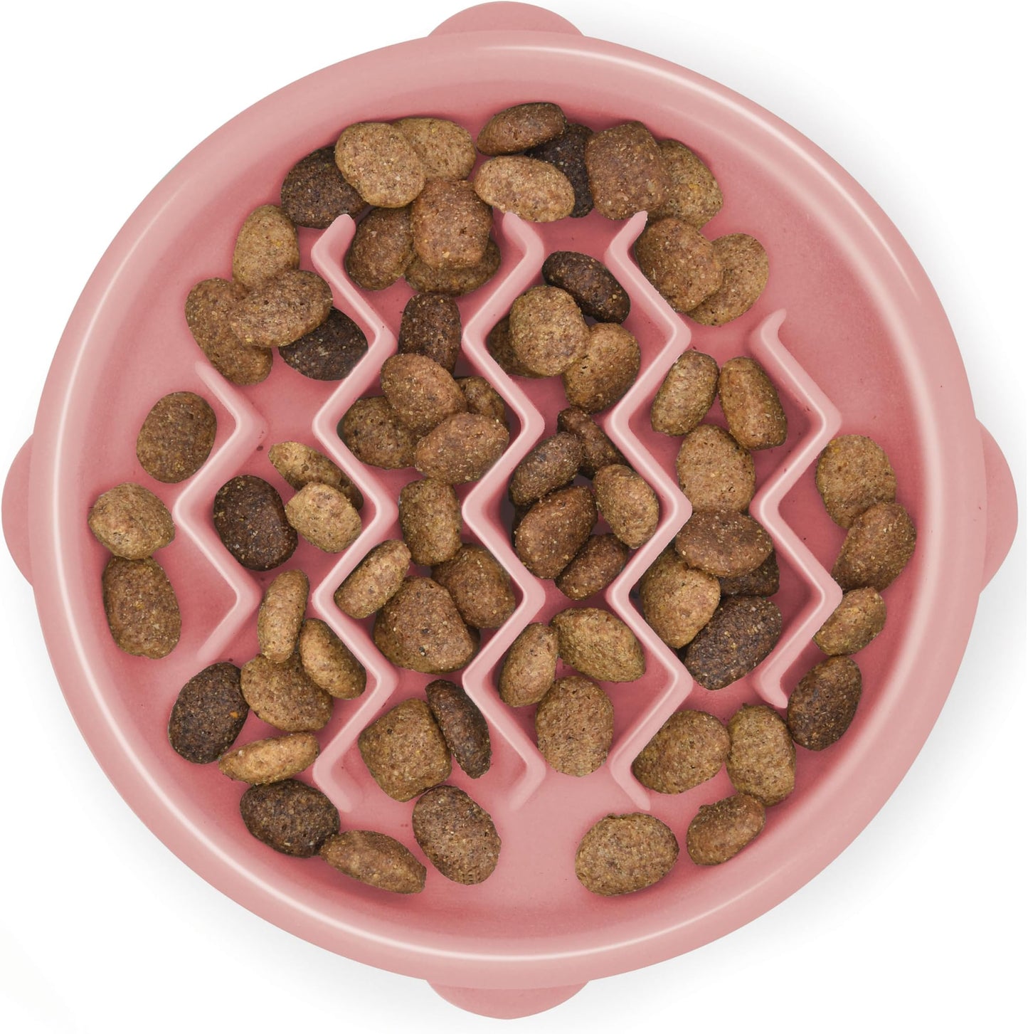 Stainless Steel Slow Feeder Dog Bowl with Puzzle Maze