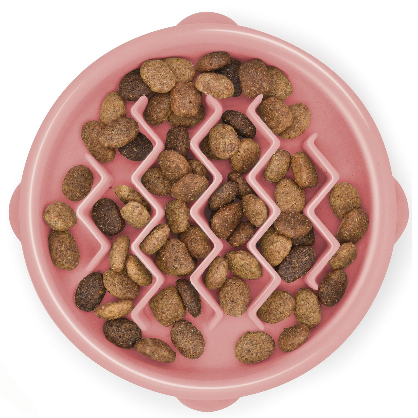Stainless Steel Slow Feeder Dog Bowl with Puzzle Maze