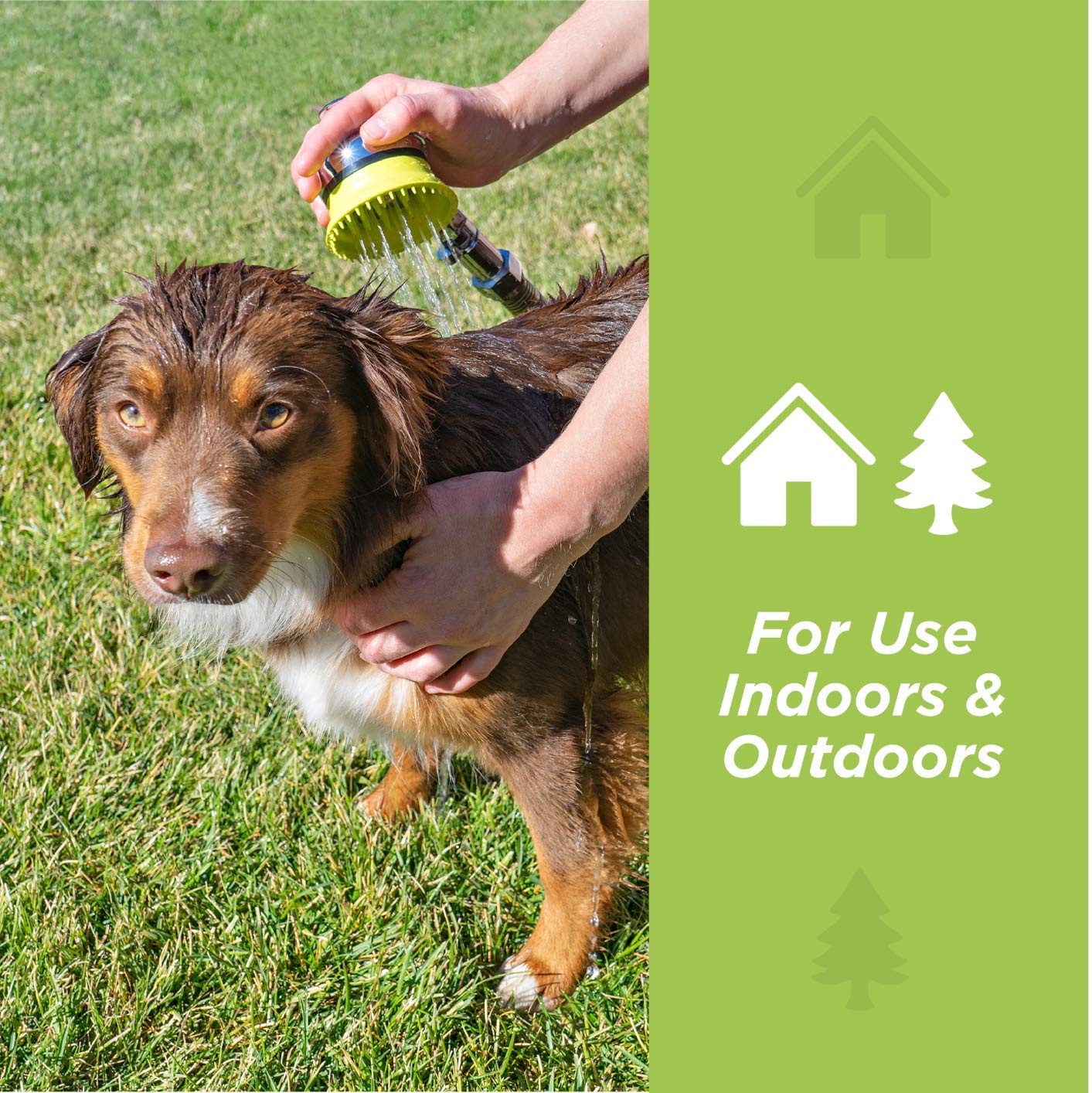 Indoor & Outdoor Dog Wash Shower Kit