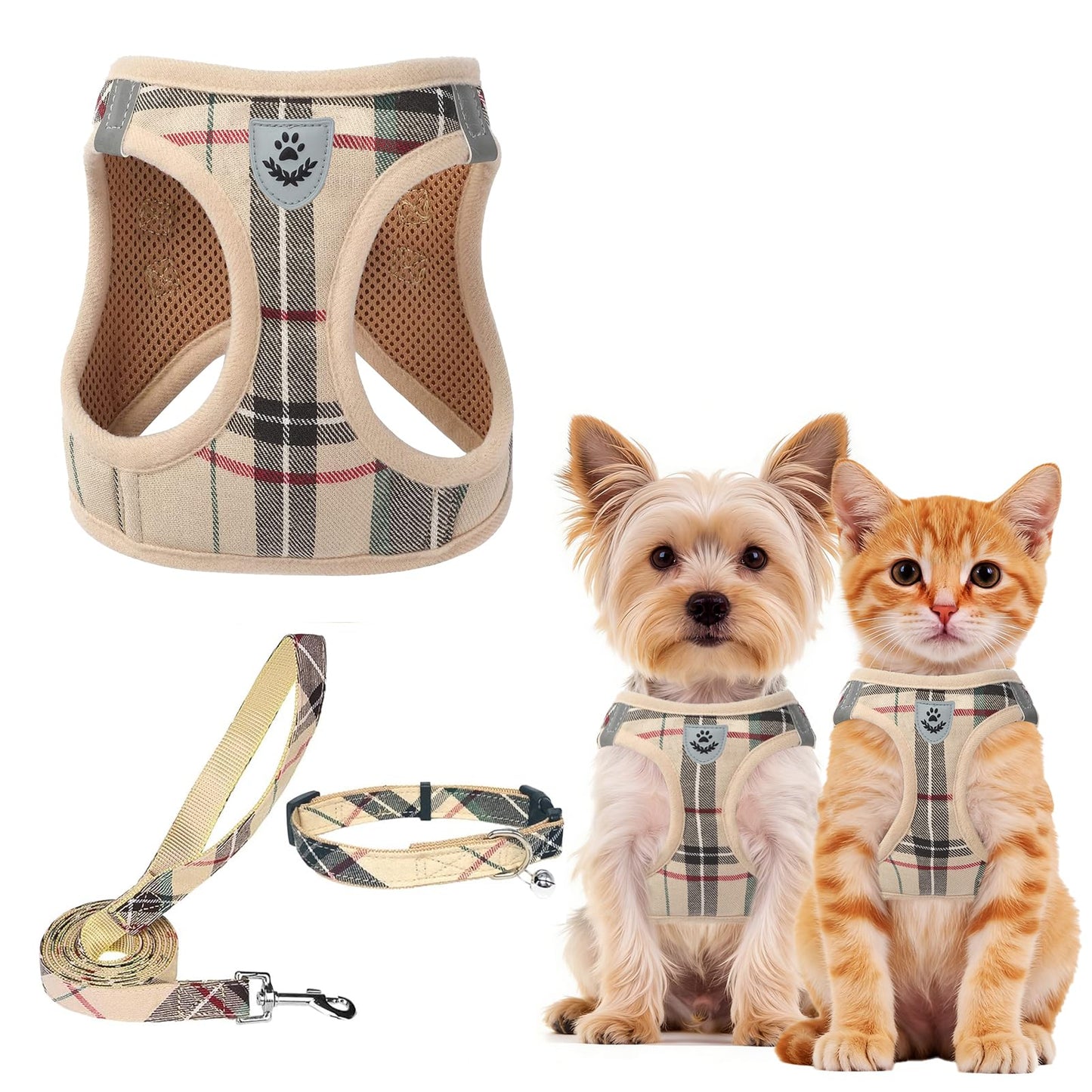 No Pull Dog Harness Set with Collar and Leash