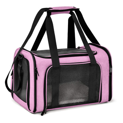Soft Sided Pet Carrier for Cats & Small Dogs
