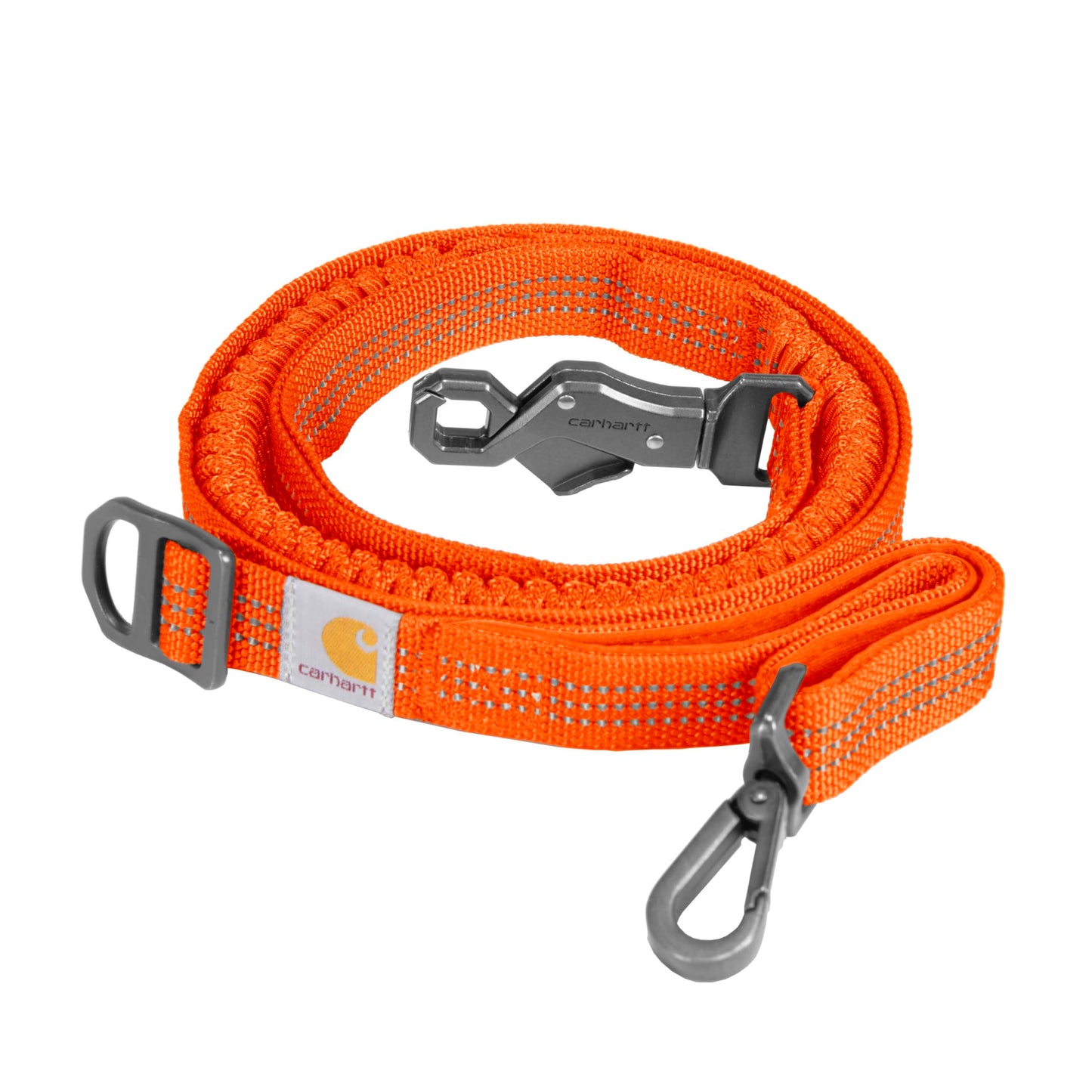 Reflective Nylon Dog Leash with Shock Absorbing Design