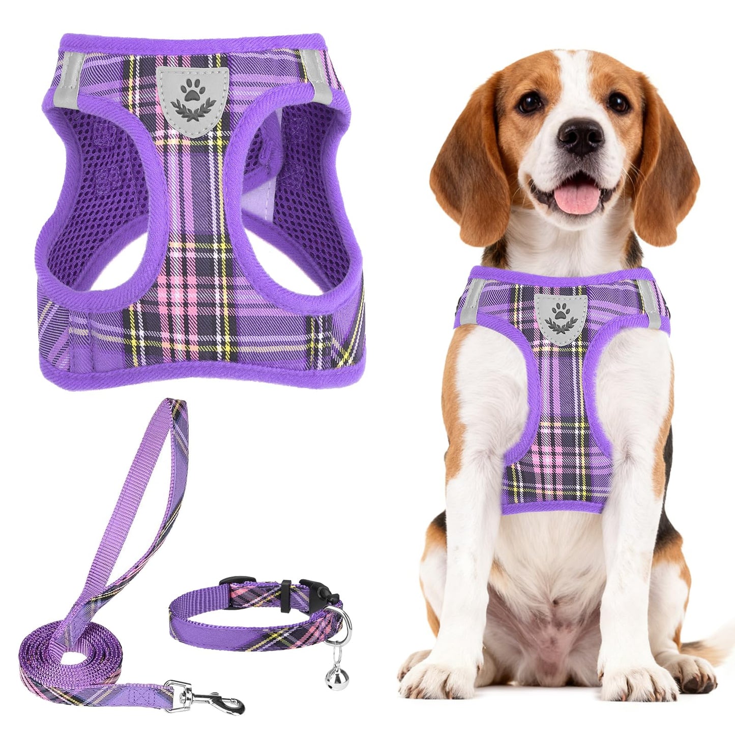 No Pull Dog Harness Set with Collar and Leash