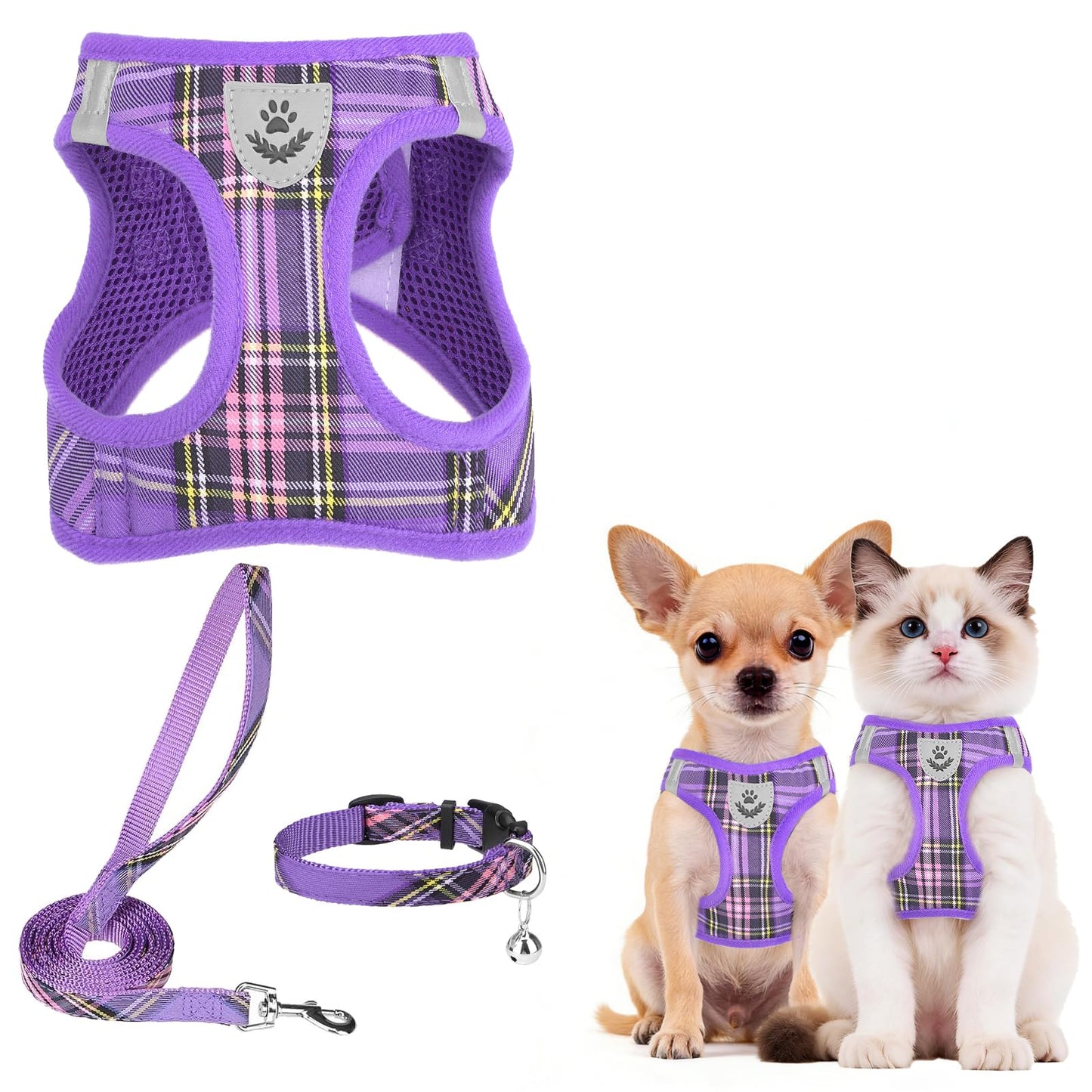 No Pull Dog Harness Set with Collar and Leash