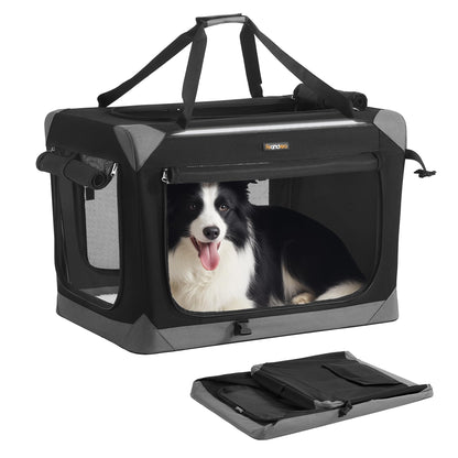 Collapsible Fabric Dog Crate for Travel & Indoor Use